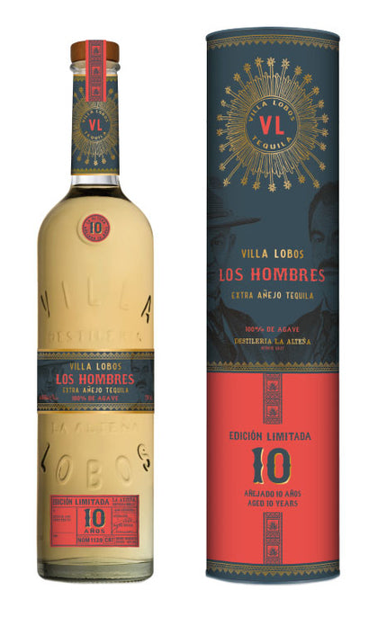 Villa Lobos Los Hombres Extra Añejo 10 Year Old Tequila - CaskCartel.com