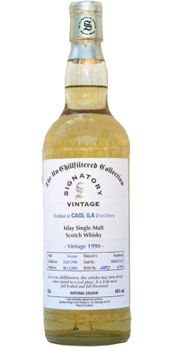Caol Ila 1990( Bottled 1998) Signatory Vintage Scotch Whisky | 700ML at CaskCartel.com