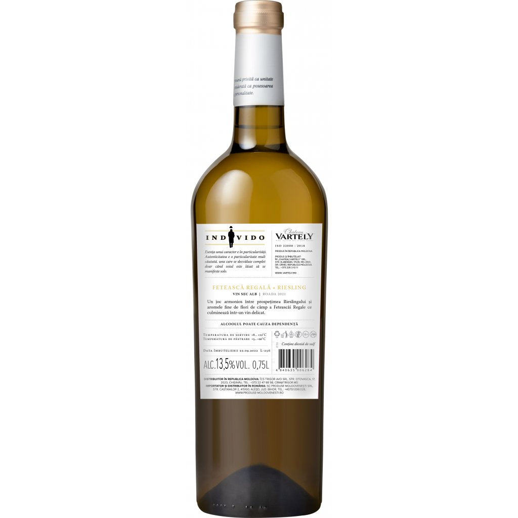 Chateau Vartely Individo Feteasca Regala Riesling 2021 Wine at CaskCartel.com