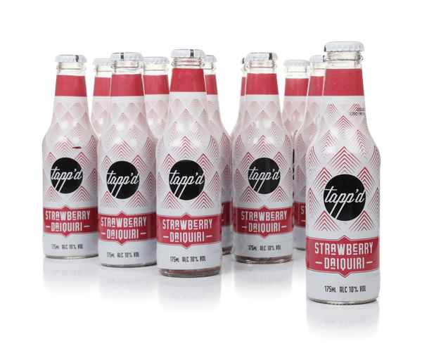 Tapp'd Cocktails - Strawberry Daiquiri | 12x175ML at CaskCartel.com