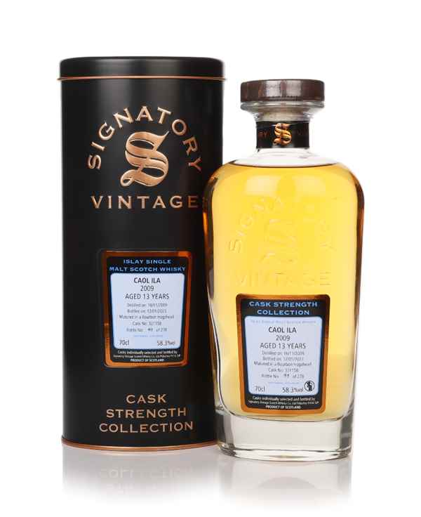 Caol Ila 13 Year Old 2009 (cask 321158) - Cask Strength Collection (Signatory) | 700ML at CaskCartel.com