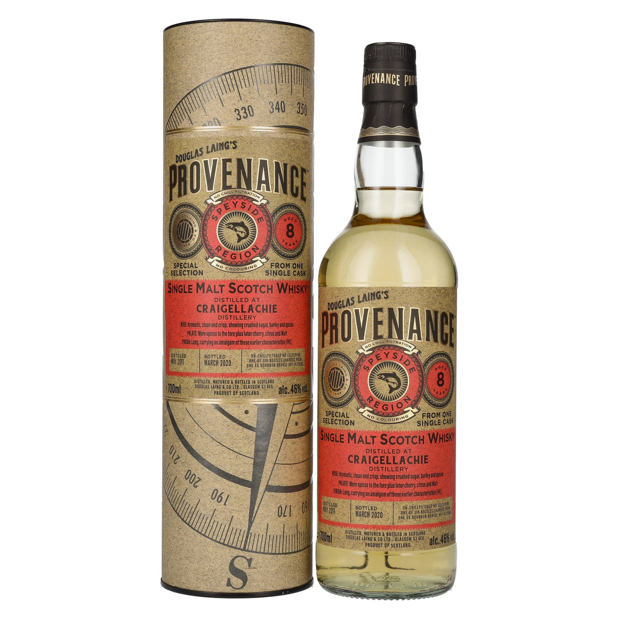 Craigellachie 8 Year Old (D.2011, B.2020) Provenance Scotch Whisky | 700ML at CaskCartel.com
