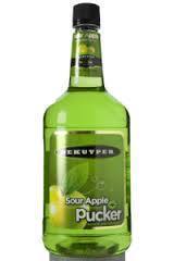 DeKuyper Sour Apple Pucker Schnapps Liqueur | 1.75L at CaskCartel.com