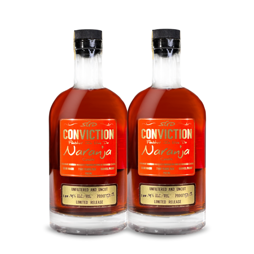 Conviction Naranja Straight Bourbon Whiskey | Limited Release (2) Bottle Bundle at CaskCartel.com