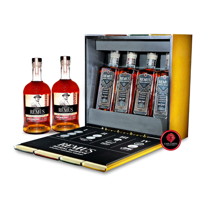 Remus Repeal Reserve Collector’s Bookset Box | 2022 Exclusive Limited Edition Box with George Remus Straight Bourbon Bundle
