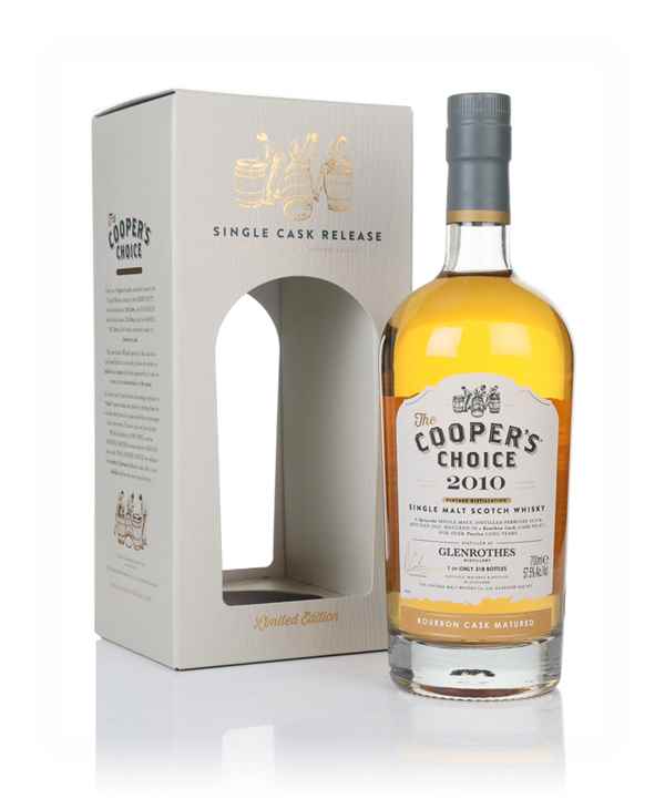 Glenrothes 12 Year Old 2010 (cask 871) - The Cooper's Choice (The Vintage Malt Whisky Co.) | 700ML at CaskCartel.com