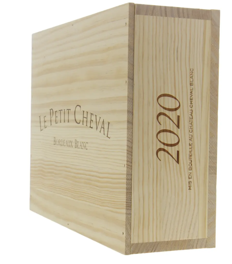 2020 | Château Cheval Blanc | Le Petit Cheval in OWC of 3 bottles at CaskCartel.com