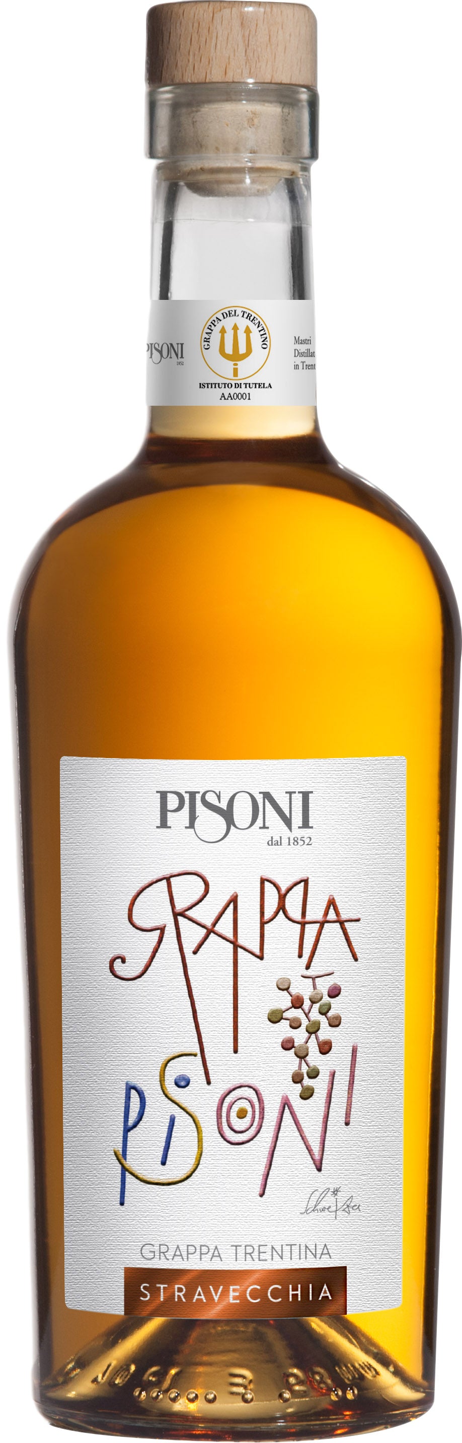 Pisoni Grappa di Stravecchia Aged 5 Year Brandy at CaskCartel.com