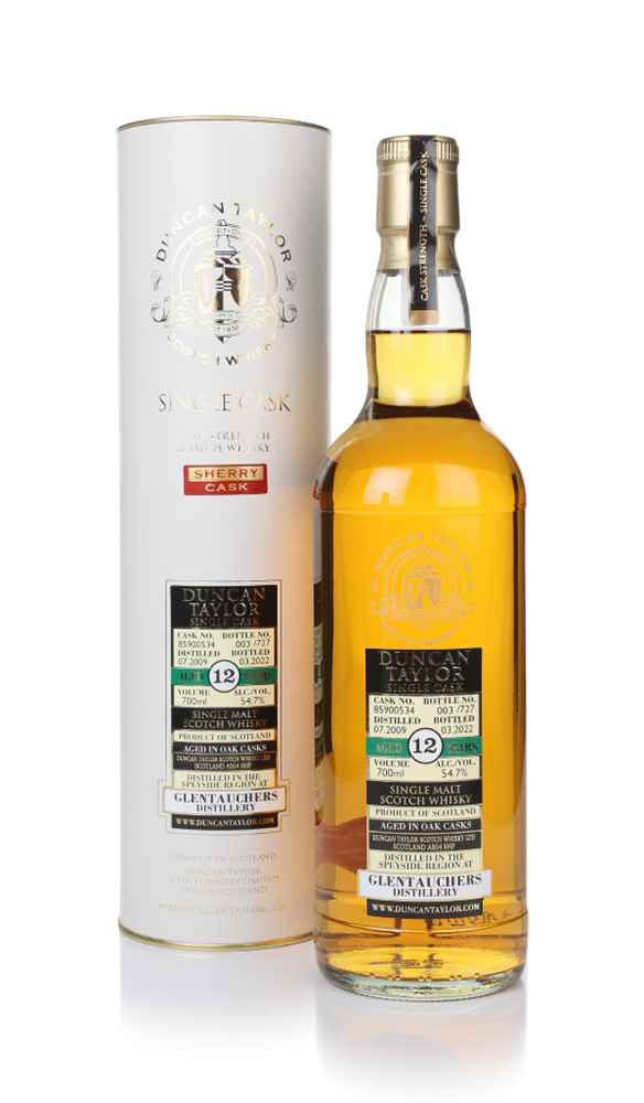Glentauchers 12 Year Old 2009 (cask 85900534) - Duncan Taylor | 700ML at CaskCartel.com