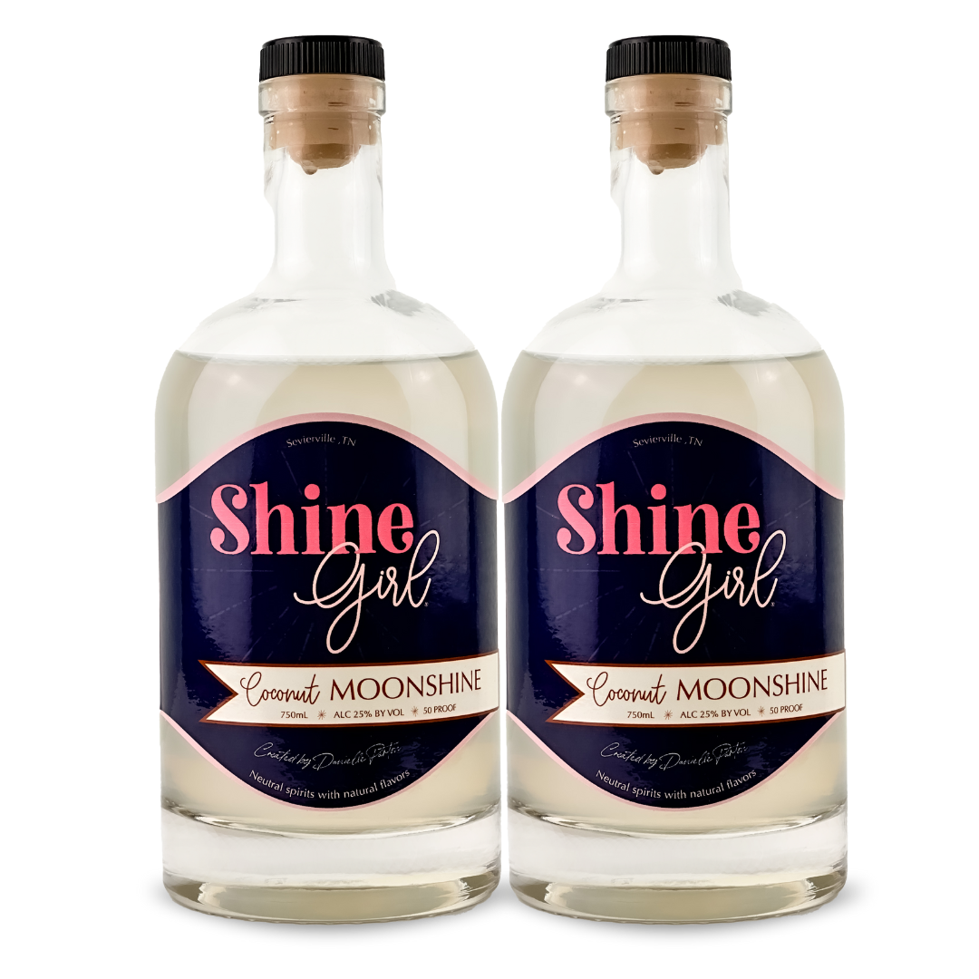 Shine Girl Moonshine | Coconut Moonshine (2) Bottle Bundle at CaskCartel.com