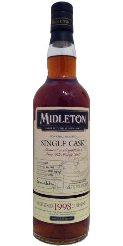 Midleton 1998 Single Cask Irish Whiskey | 700ML at CaskCartel.com