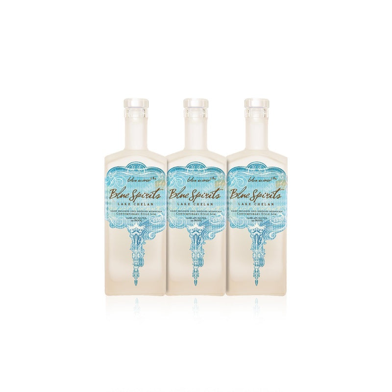 Blue Spirits Blue Wind #4 Gin (3) Bottle Bundle at CaskCartel.com