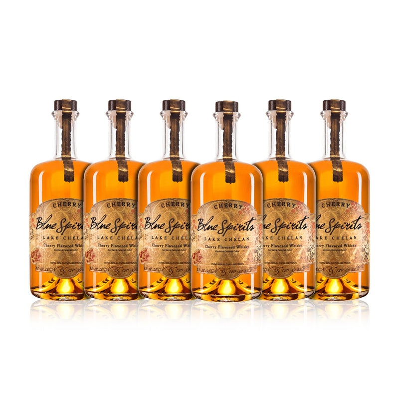 Blue Spirits Cherry Flavored Whisky (6) Bottle Bundle at CaskCartel.com