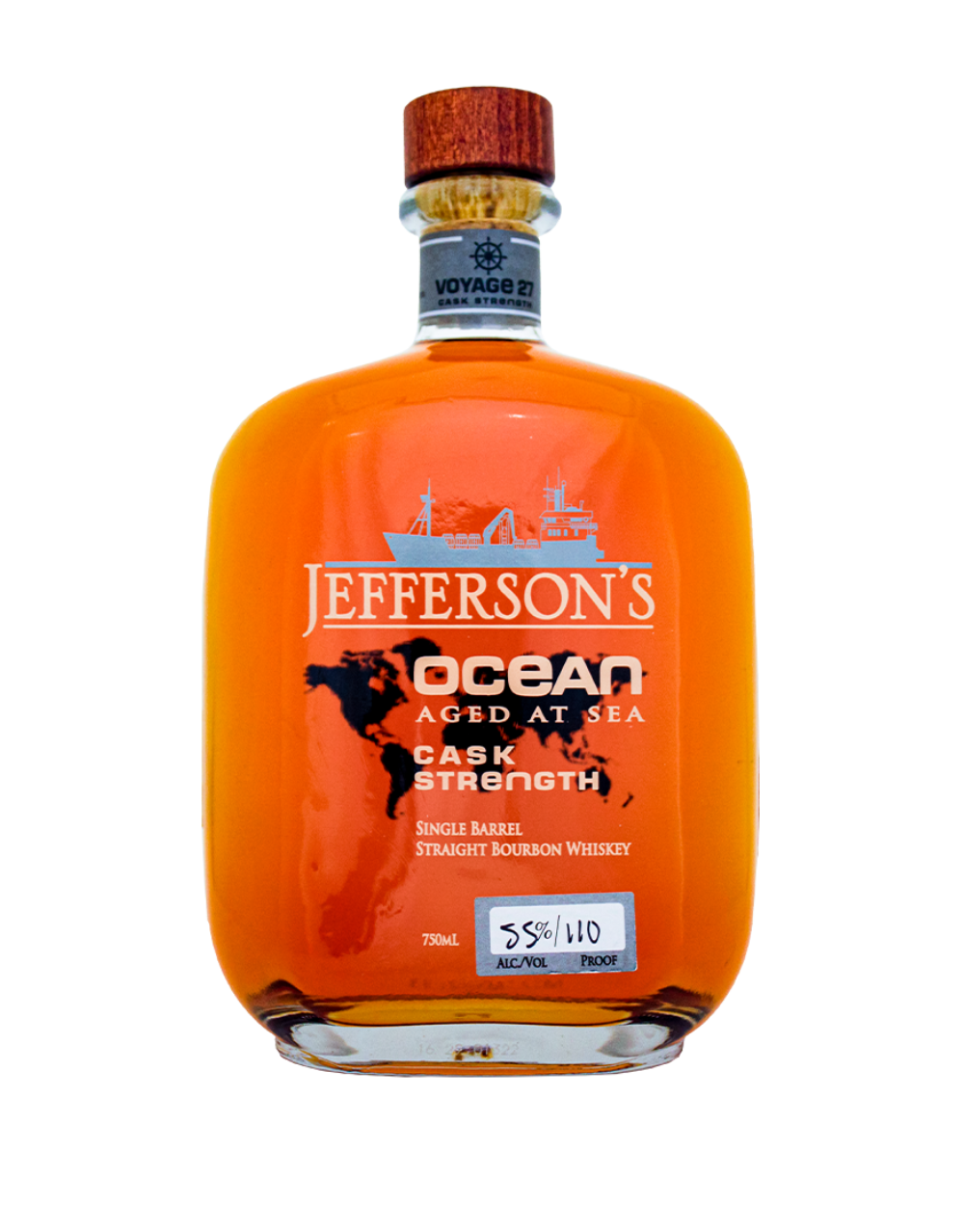 Jefferson's Ocean Cask Strength Single Barrel S1B49 Bourbon Whiskey at CaskCartel.com