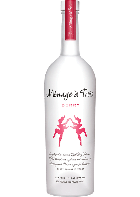 Menage A Trois Berry Vodka - CaskCartel.com
