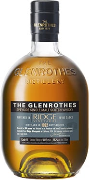Glenrothes Vintage Finished in ex Ridge Vinyards Cask #11 Wine Merchants Collection 1992 Scotch Whisky at CaskCartel.com