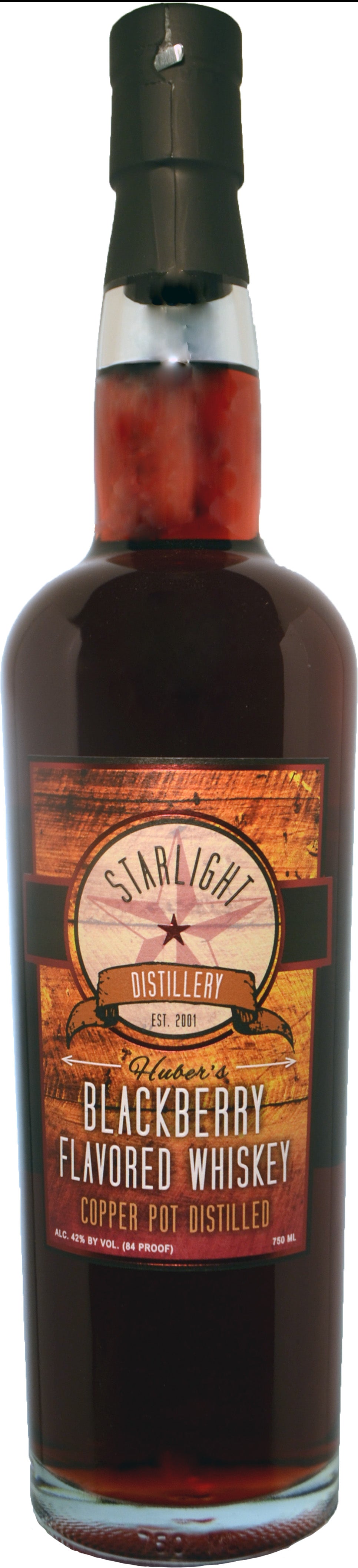Huber's Starlight Distillery Blackberry Whiskey at CaskCartel.com