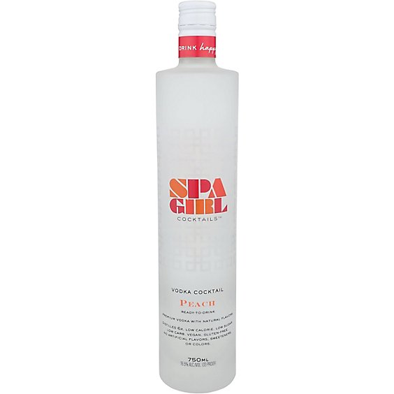 Spa Girl Cocktails Vodka Peach 33 Proof Cocktail at CaskCartel.com