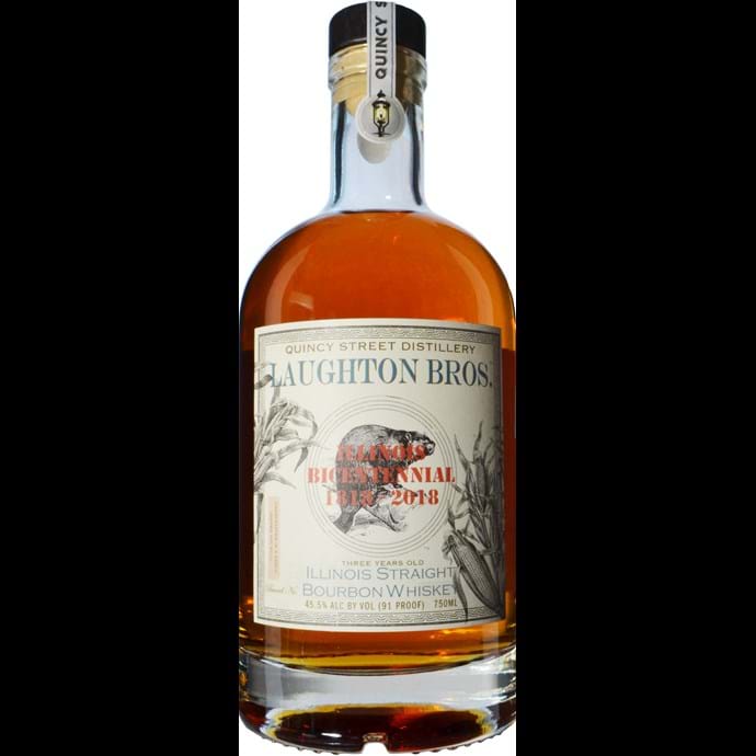 Quincy Street Distillery Laughton Brothers 3 year Old Illinois Straight Bourbon Whiskey at CaskCartel.com