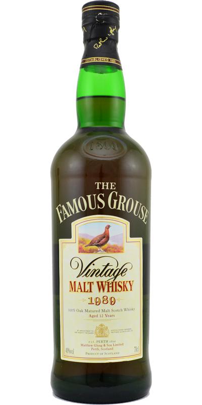 The Famous Grouse 1989 Vintage Malt Whisky | 700ML at CaskCartel.com