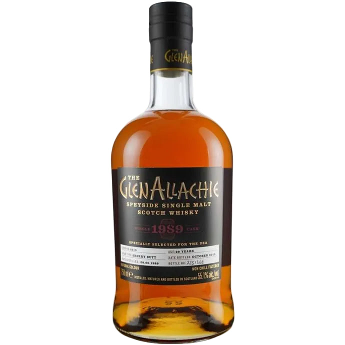 GlenAllachie 29 year Old Single Cask # 2510 Vintage Single Malt 1989 Scotch Whisky at CaskCartel.com