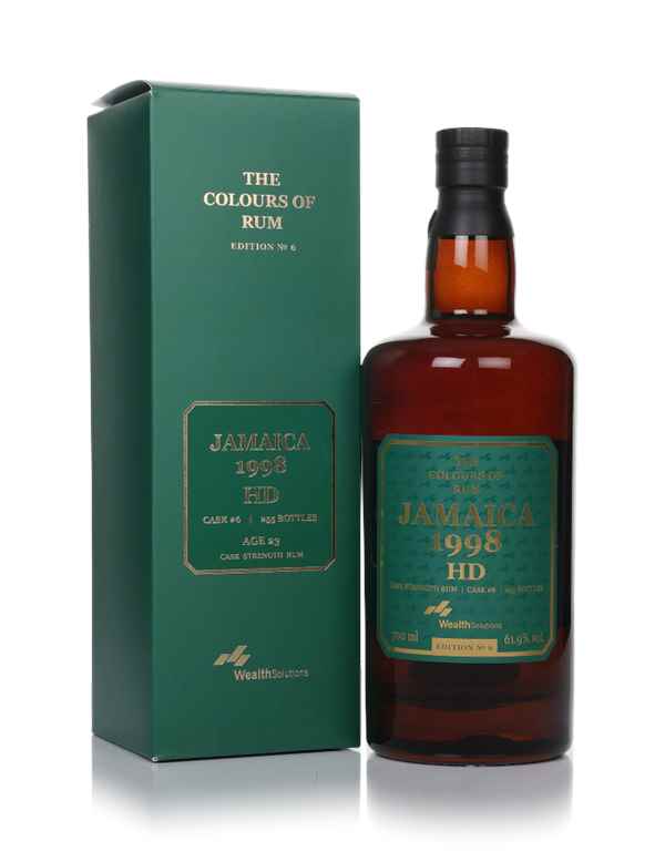 HD 23 Year Old 1998 Jamaica Edition No. 6 - The Colours of Rum (Wealth Solutions) | 700ML at CaskCartel.com