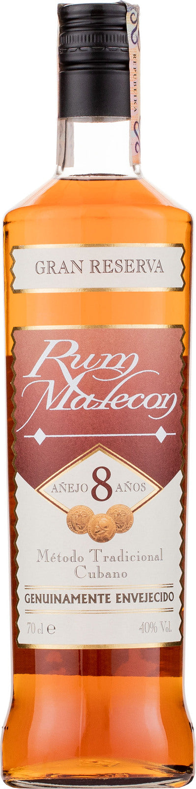 Malecon 8 Year Old Gran Reserva Rum | 700ML at CaskCartel.com