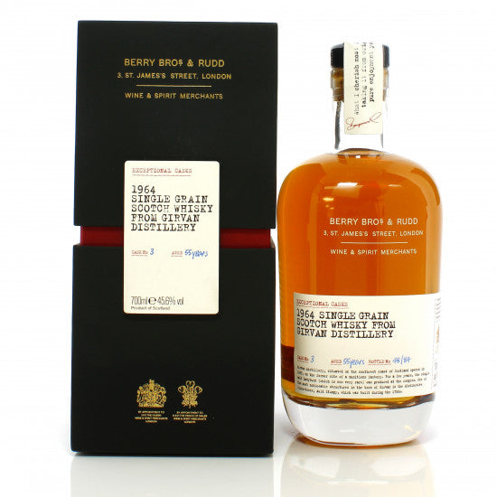 Girvan Berry Bros & Rudd Exceptional Single Cask #3 1964 55 Year Old Whisky | 700ML at CaskCartel.com