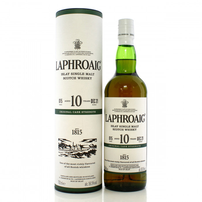 Laphroaig 10 Year Old Original Cask Strength Batch # 016 Scotch Whisky | 700ML at CaskCartel.com