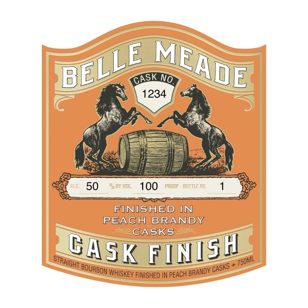 Belle Meade Peach Brandy Cask Finish Cask no. 1234 Straight Bourbon Whiskey at CaskCartel.com