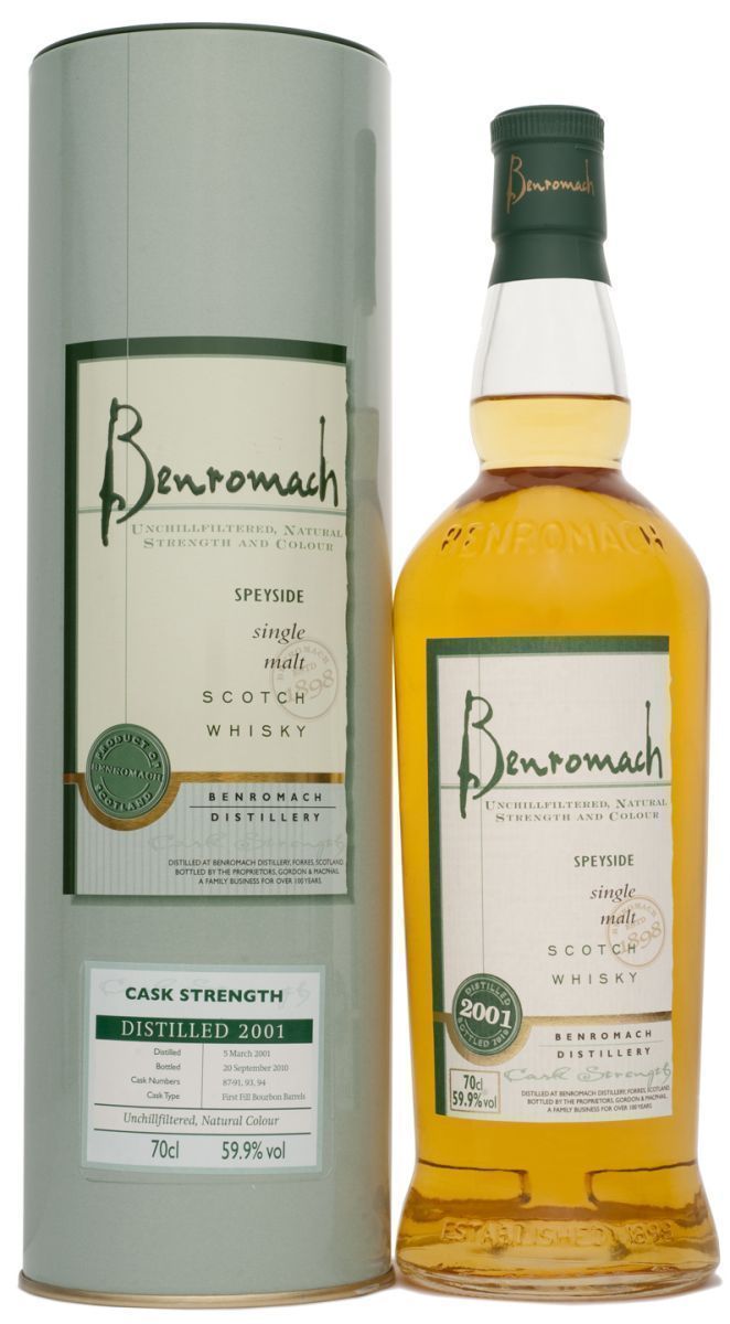 Benromach 2001 Cask Strength Single Malt Scotch Whisky at CaskCartel.com