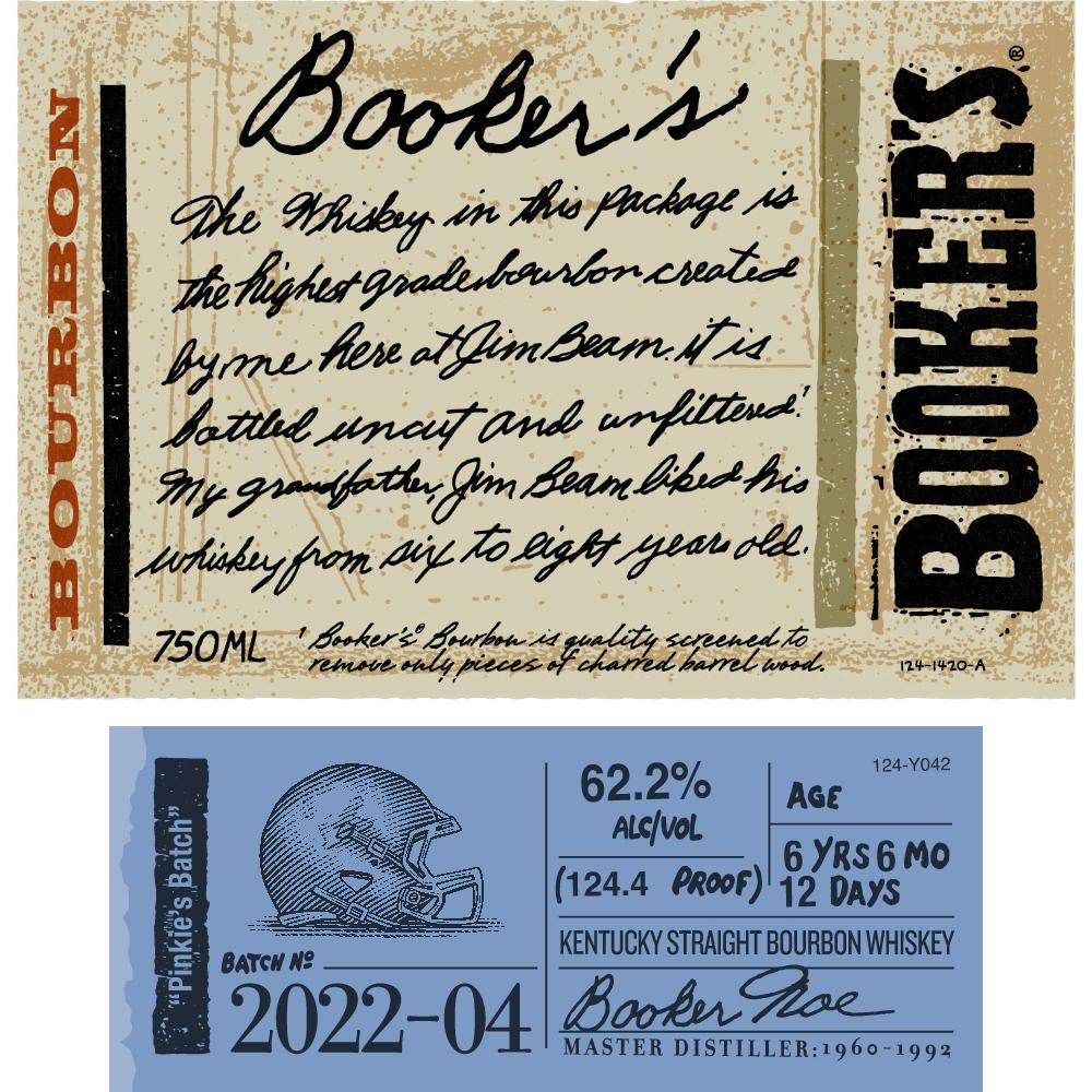 Booker’s 'Pinkle's Batch' Batch No. 2022-04 Straight Bourbon Whiskey