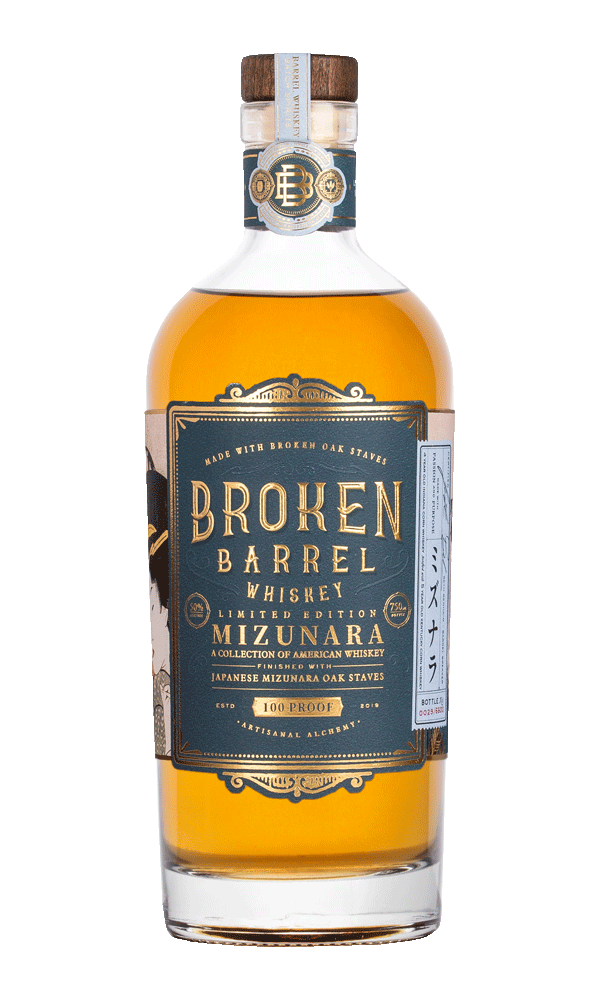 Broken Barrel Whiskey Single Oak Series Mizunara Aged American Whiskey - CaskCartel.com