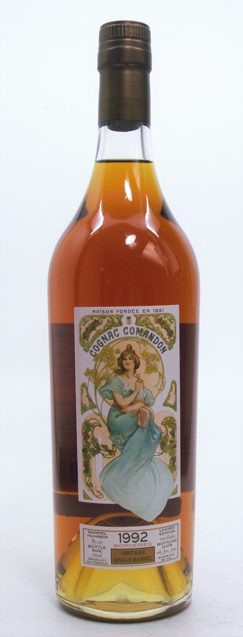 Comandon 1992 Borderies Vintage Single Barrel Cognac - CaskCartel.com