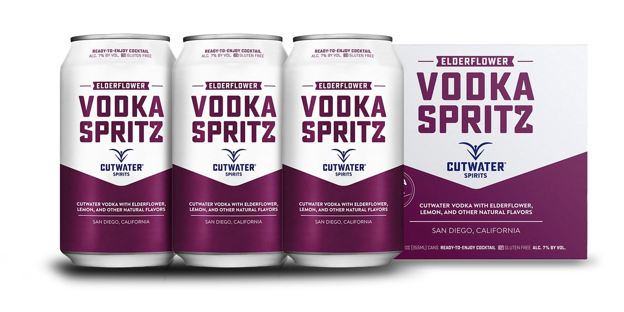 Cutwater | Elderflower Vodka Spritz (4) Pack Cans at CaskCartel.com