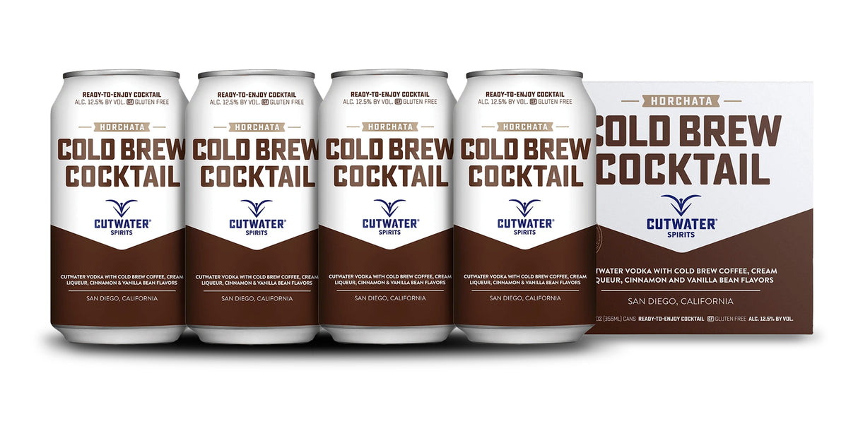 Cutwater | Fugu Horchata Cold Brew Cocktail (4) Pack at CaskCartel.com