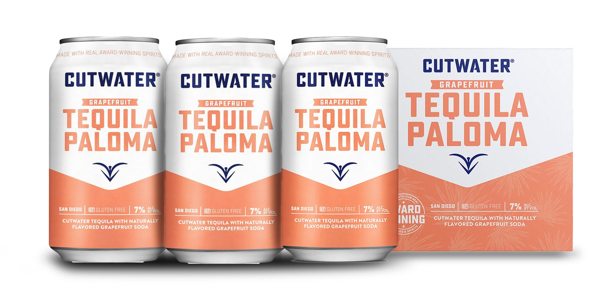 Cutwater | Spirits Grapefruit Tequila Paloma (4) Pack Cans at CaskCartel.com