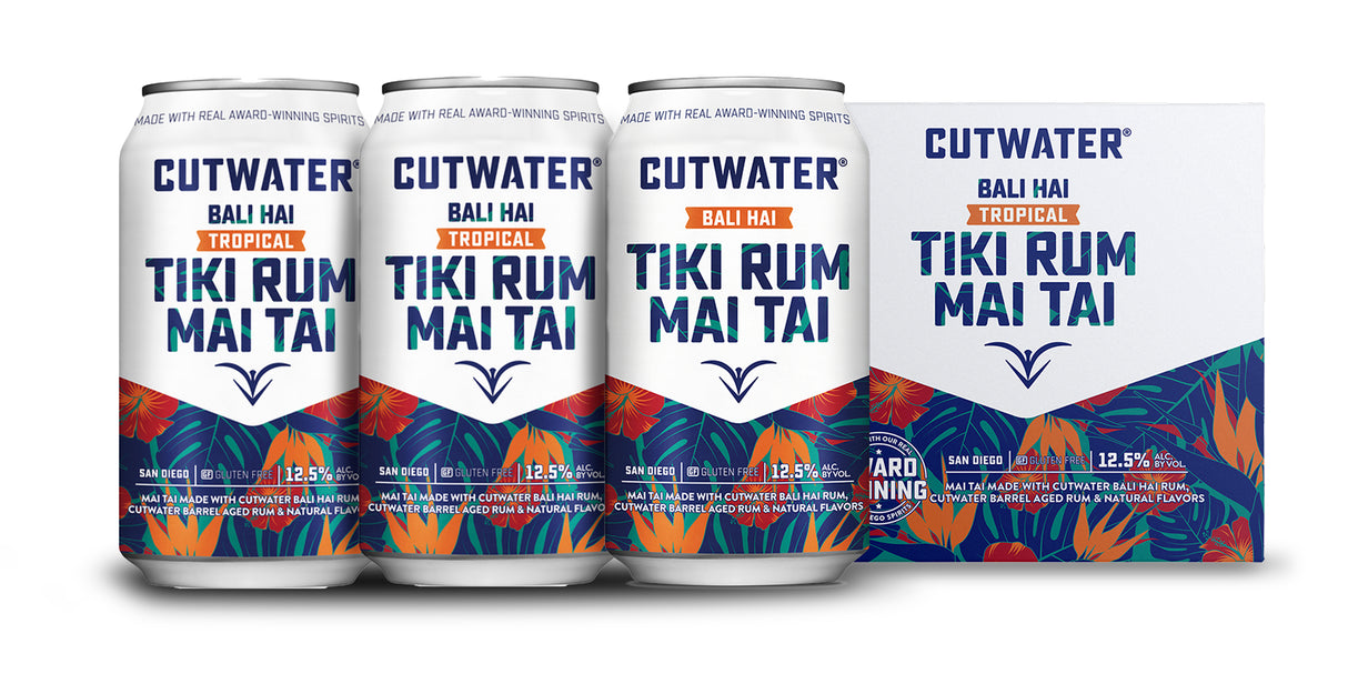 Cutwater | Bali Hai Tiki Rum Mai Tai (4) Pack Cans at CaskCartel.com