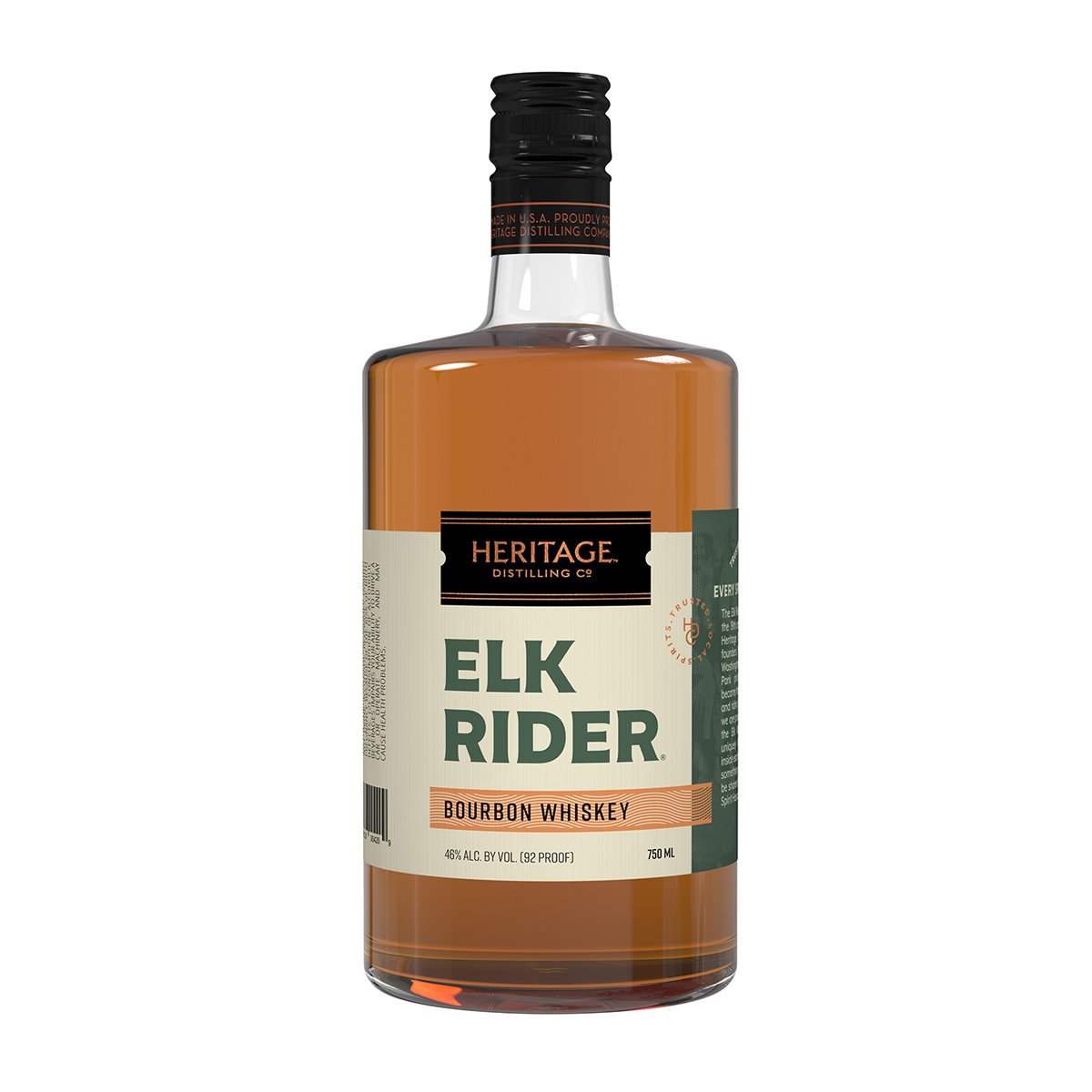Heritage Distilling Co. Elk Rider Bourbon Whiskey - CaskCartel.com