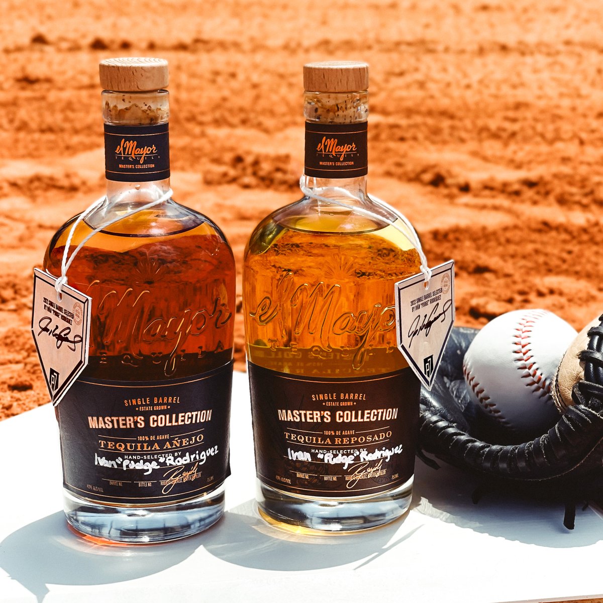 EL MAYOR | MASTERS COLLECTION | PUDGE RODRIGUEZ SINGLE BARREL | 2022 LIMITED EDITION | AÑEJO + REPOSADO BUNDLE **DRINK ONE/COLLECT ONE** at CaskCartel.com 2