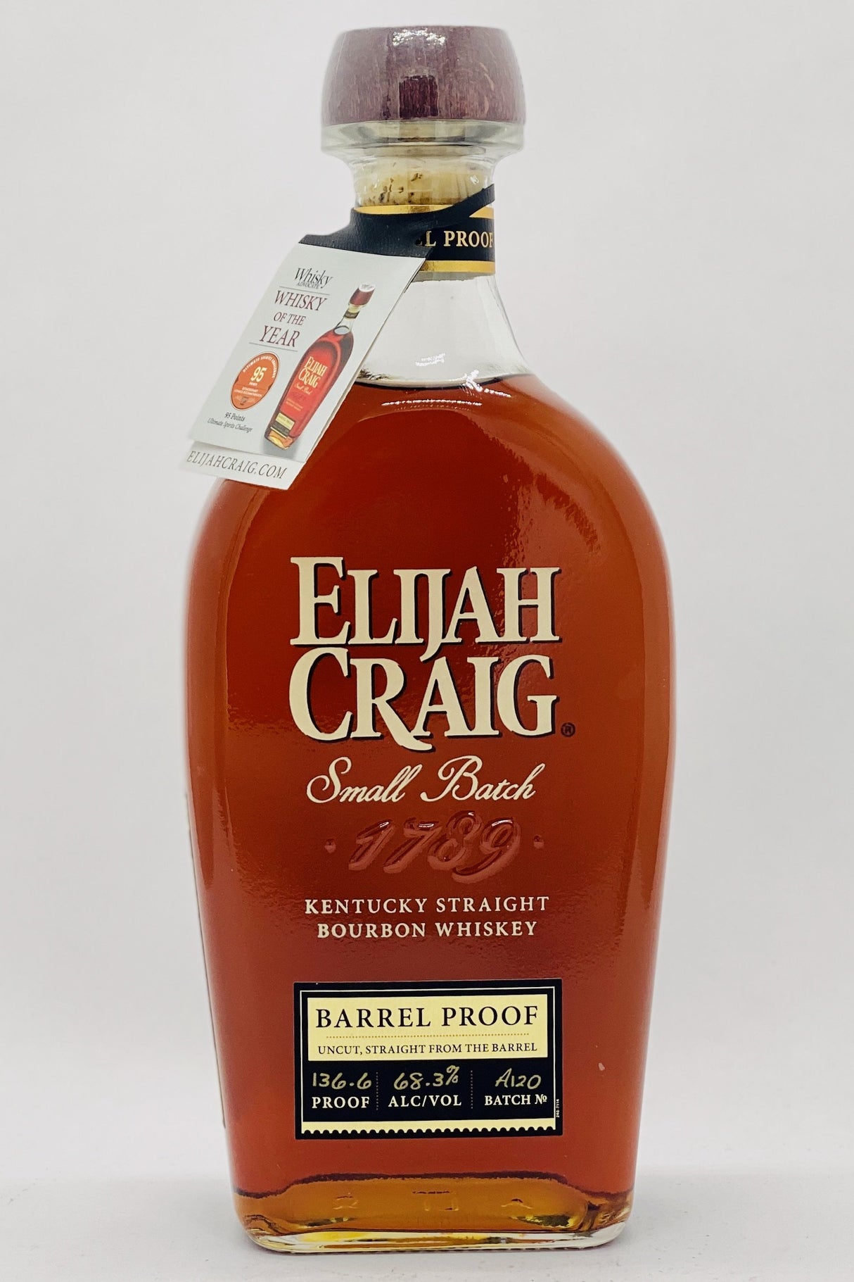 Elijah Craig Barrel Proof Batch A120 Bourbon Whskey - CaskCartel.com