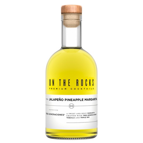 On The Rocks The Jalapeno Pineapple Margarita Premium Cocktail at CaskCartel.com