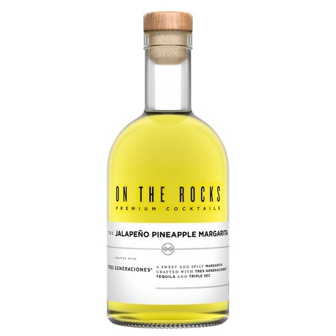 On The Rocks The Jalapeno Pineapple Margarita Cocktail | 375ML at CaskCartel.com