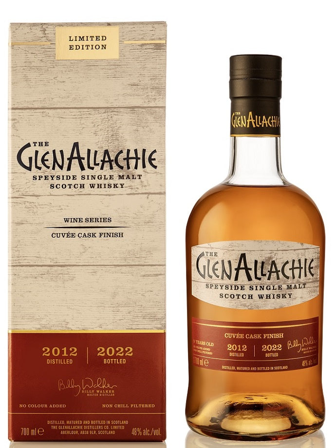 GlenAllachie Wine Series The Cuvee Wine Cask Finish 2012 10 Year Old Whisky | 700ML at CaskCartel.com
