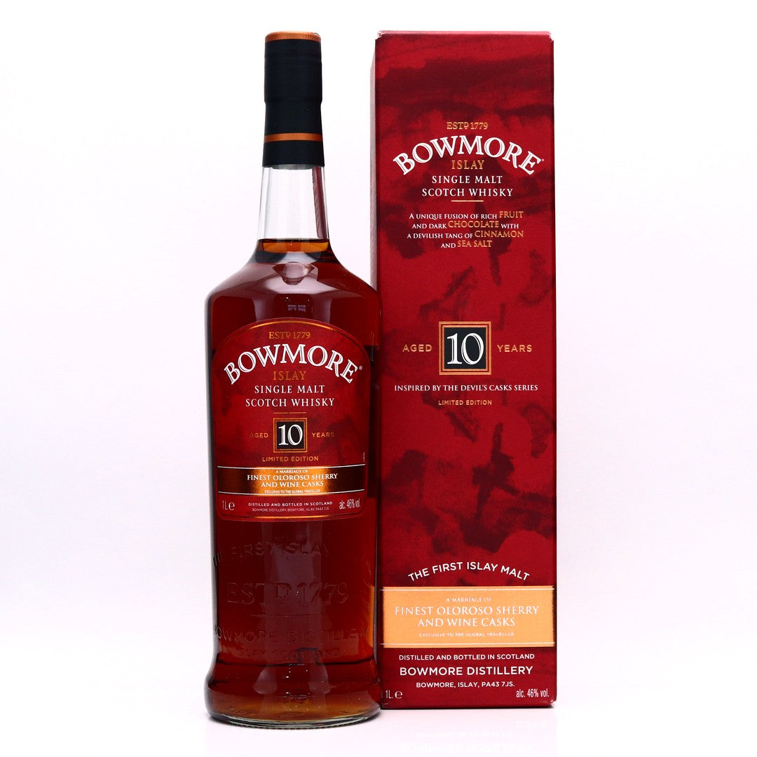 Bowmore 10 Year Old Inspired by the Devil’s Casks Series Scotch Whisky | 1L at CaskCartel.com