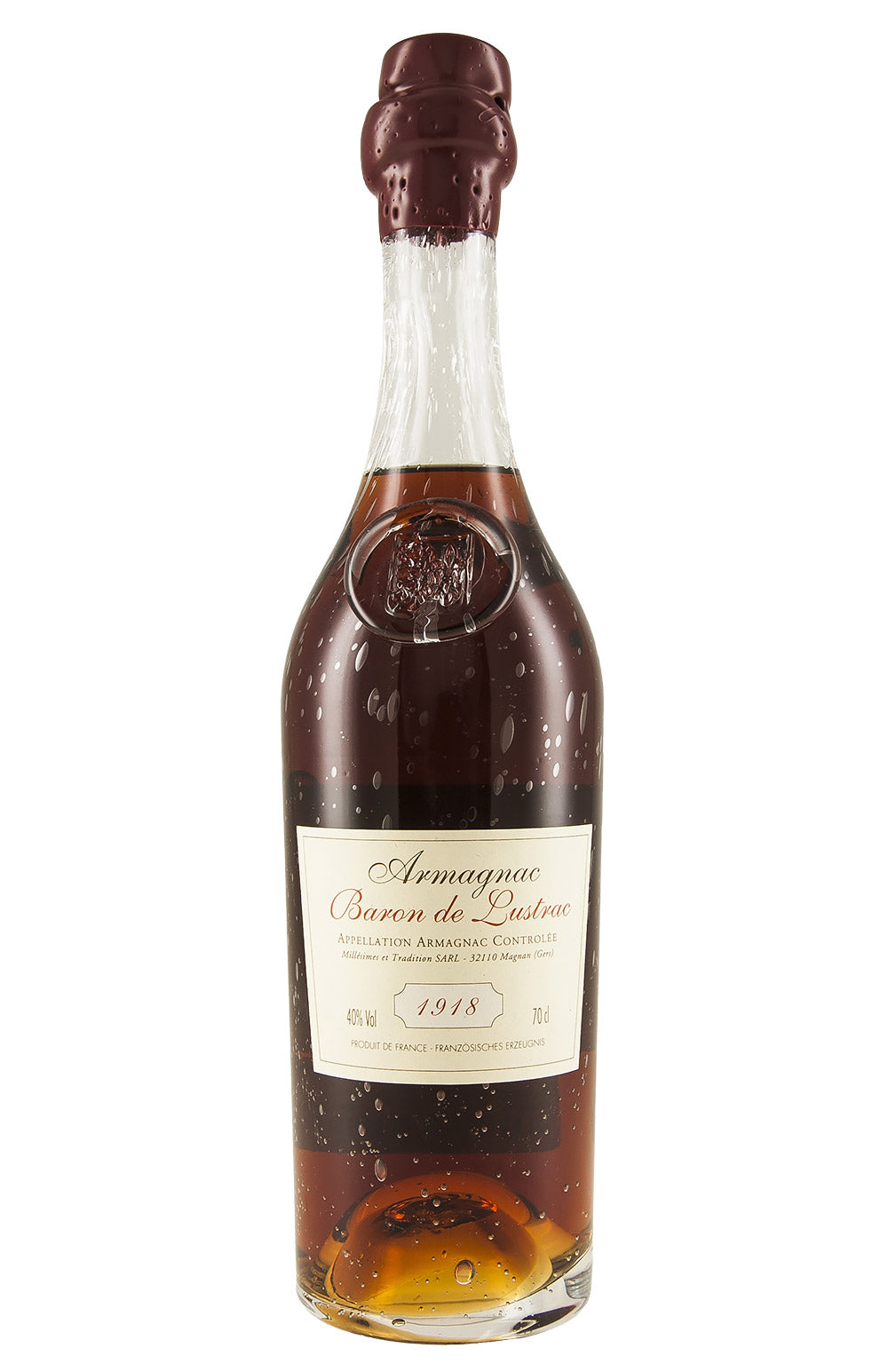 1918 Baron de Lustrac Vintage Armagnac | 700ML at CaskCartel.com