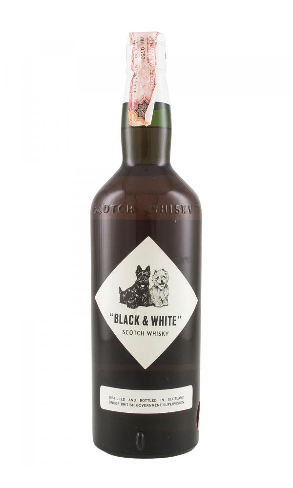 BUY] Black & White Tin Cap Big Label Scotch Whisky at CaskCartel.com