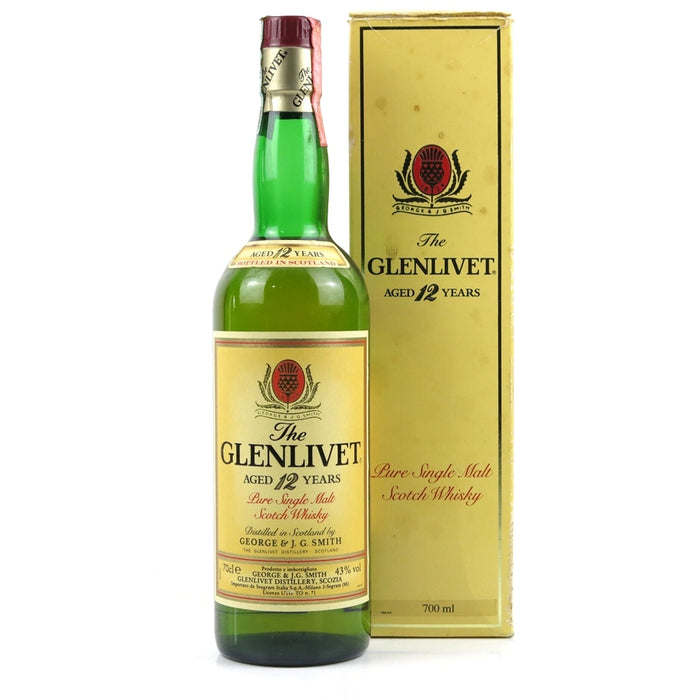 The Glenlivet 12 Year Old (Bottled 1980s) Pure Malt Scotch Whisky