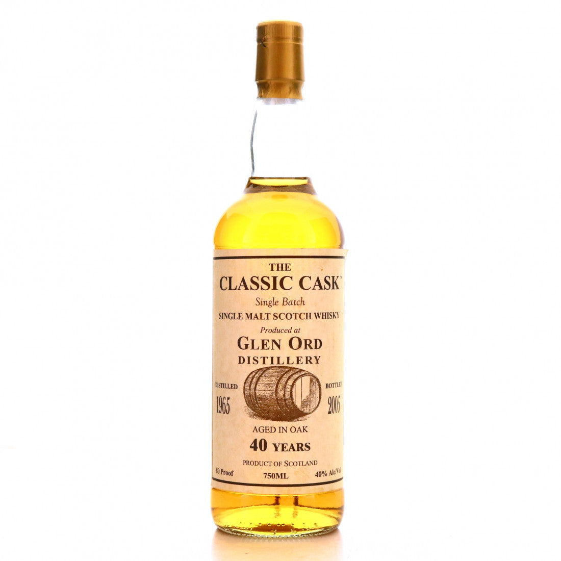 Glen Ord 40 Year Old (D.1965, B.2005) The Classic Cask Scotch Whisky at CaskCartel.com