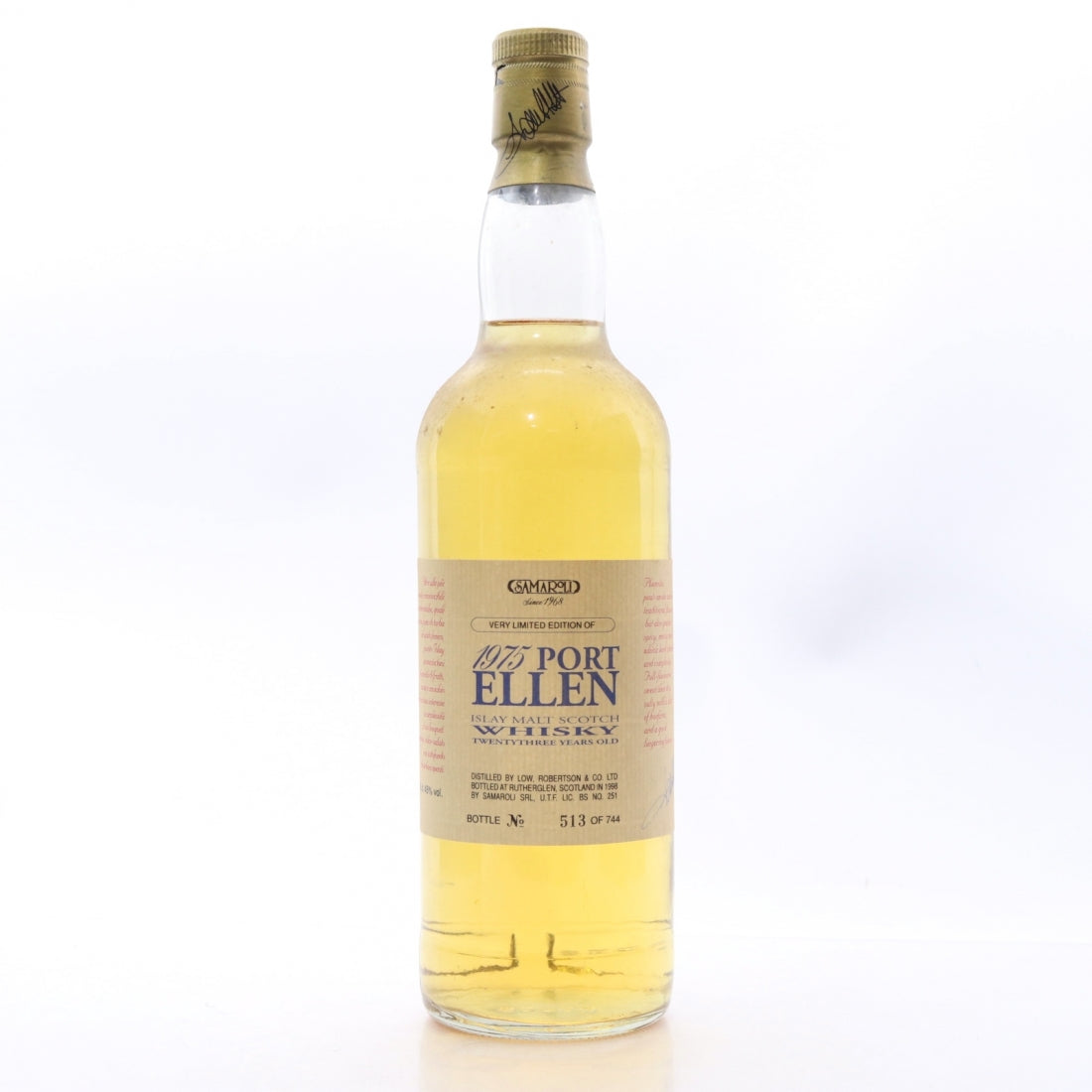 Port Ellen 23 Year Old (D.1975, B.1998) Samaroli Scotch Whisky | 700ML at CaskCartel.com